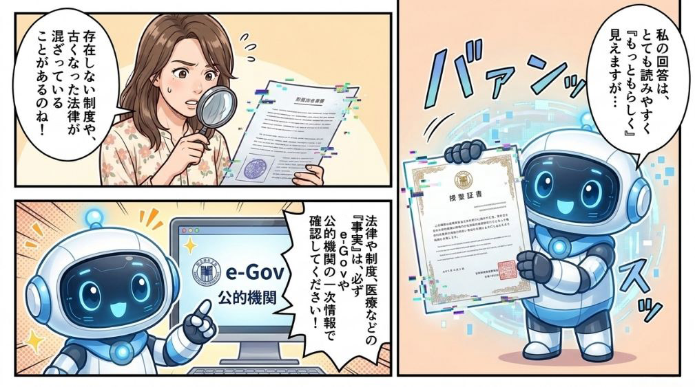 AIの回答をどこまで信じてよいか